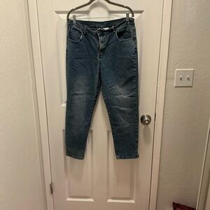 Diane Gilman Blue Ankle Jeans